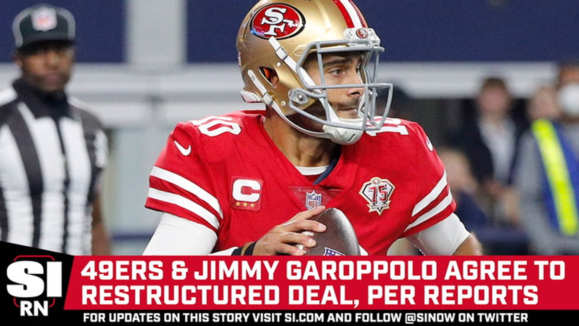 Report: Jimmy Garoppolo staying with 49ers on restructured 1-year deal