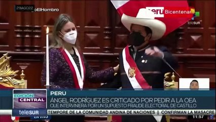 Organizaciones sociales de Perú rechazan la designación del nuevo canciller