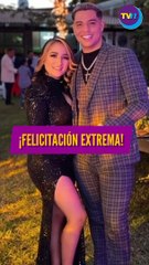 Eduin Caz baña a su esposa con cerveza y le llueven críticas