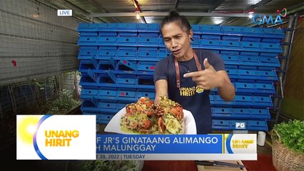 This is Eat: Vertical crab farming, susubukan ni Chef JR Royol (Unang Hirit)