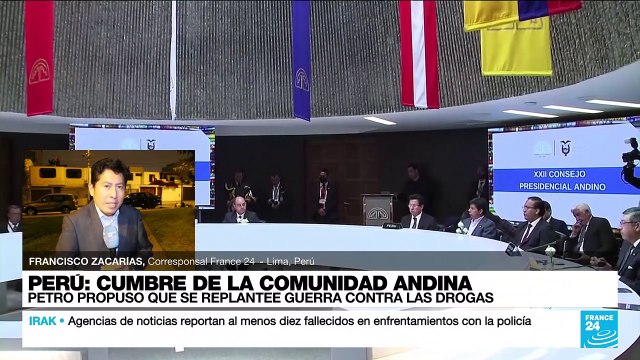 Informe desde Lima: Petro propone replantear lucha antidrogas en Cumbre de la Comunidad Andina