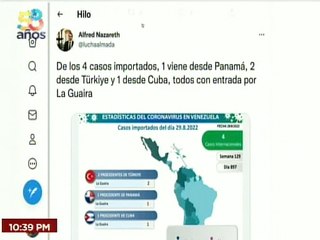 COVID-19 | Venezuela registró 25 casos comunitarios, 4 importados y 534.739 pacientes recuperados
