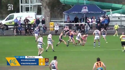 Golden Square's Jack Hickman v Strathfieldsaye in qualifying final