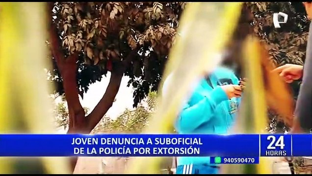¡Cansada de hacer depósitos! Joven denuncia a policía por extorsión