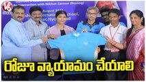 Nikhat Zareen Participated Meet The Champion Program At LB Nagar | Hyderabad | V6 News