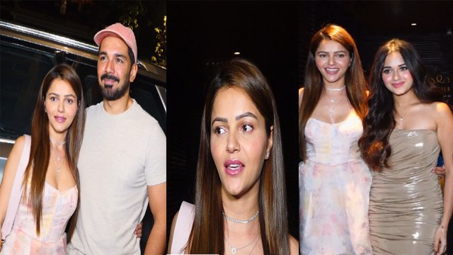 Rubina Dilaik पति Abhinav Shukla के साथ Jannat की Birthday Party में आईं, Video Viral! | FilmiBeat