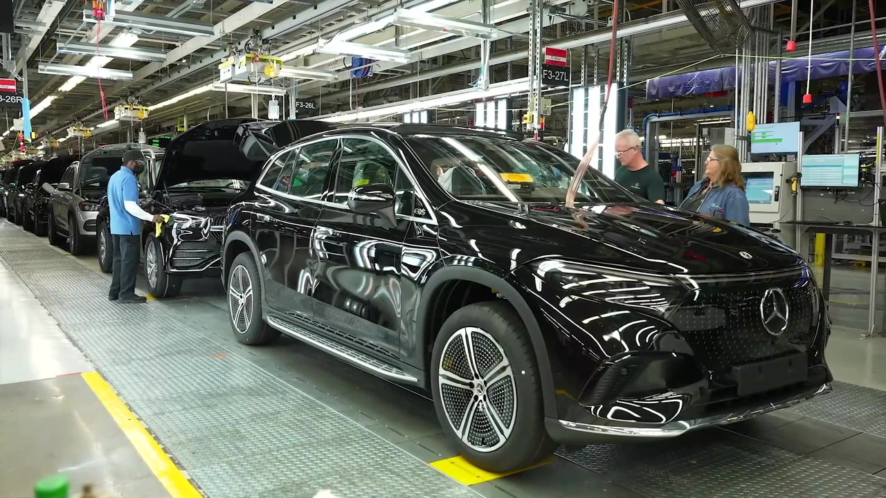 Produktionsstart für den neuen EQS SUV bei Mercedes-Benz in Alabama, USA