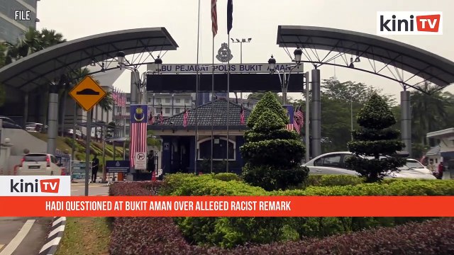 Hadi questioned at Bukit Aman over alleged racist remark