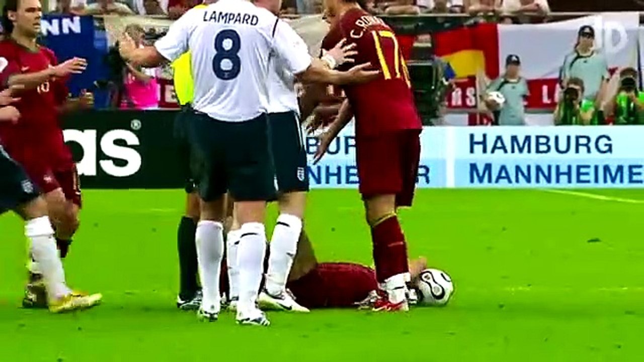 Cristiano Ronaldo vs Referees- Crazy Moments