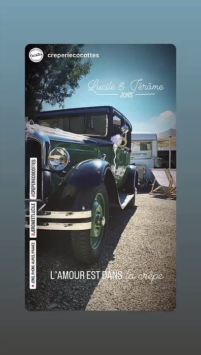 Mariage de Jérôme et Lucile (L'amour est dans le pré), le 27 août 2022.