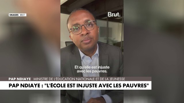 Pap Ndiaye : «L’école est injuste avec les pauvres»