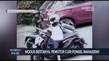 Modus Bertanya, Pemotor Curi Ponsel Mahasiswi