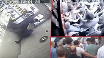 İstanbul’da film gibi soygun girişimi! Gaspçı çifti linçten polis kurtardı