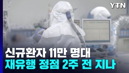 "재유행 정점 2주 전 지나"...신규환자 11만 명대·위중증 591명 / YTN