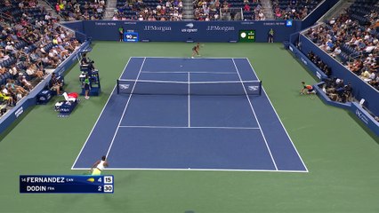 Leylah Fernandez - Océane Dodin : les temps forts