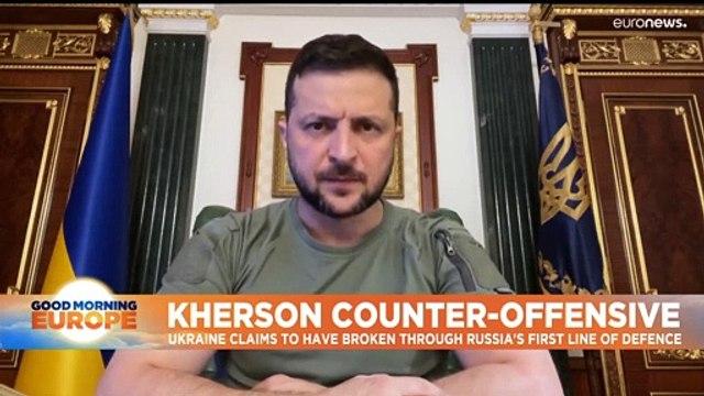 Ukraine war: Kyiv claims breakthrough in major new Kherson offensive