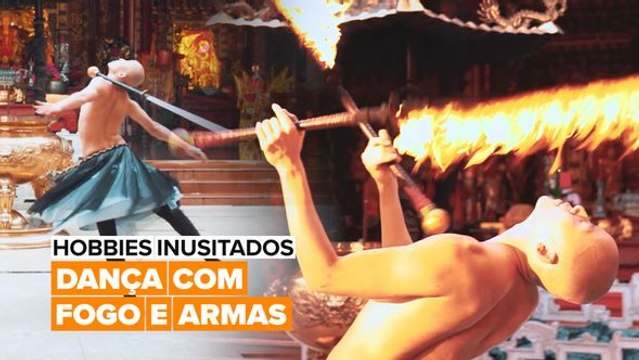 Hobbies Inusitados: Dança com fogo e armas
