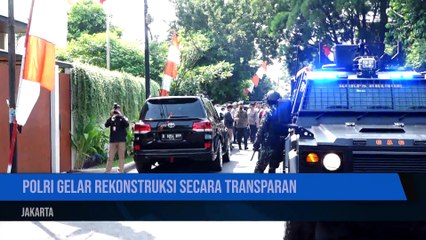 Rekonstruksi Kasus Pembunuhan Brigadir J