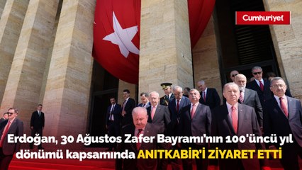 Anıtkabir'de '30 Ağustos' töreni