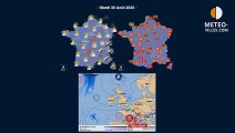 prévisions météo du mardi 30 août 2022