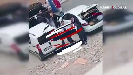 Gelin almaya geldiler ama... Skandal görüntüleri çevredekiler böyle kaydetti