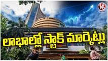 Stock Markets In Profits, Sensex With  1100 Points &  Nifty 300 Points | V6 News