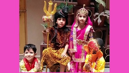 स्कूलों में भी बनाया गया गणेश जी का जन्मोत्सव