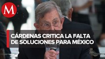 No veo soluciones a problemas de México en este gobierno: Cuauhtémoc Cárdenas