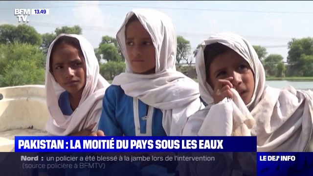 Inondations au Pakistan: les pluies de mousson tombées depuis trois mois ont submergé un tiers du pays
