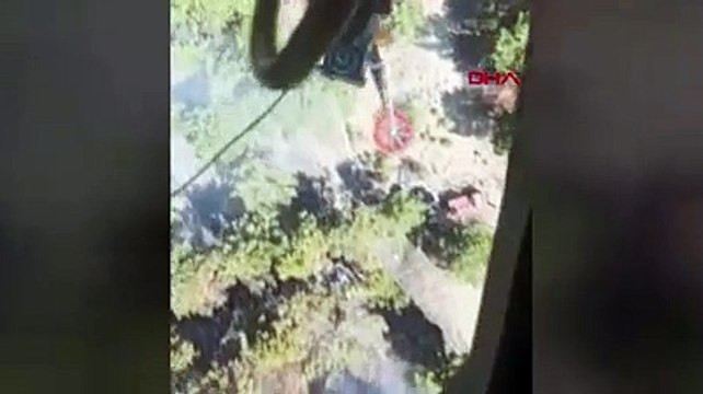 Antalya Kaş'ta orman yangını