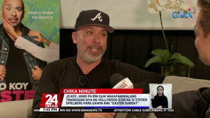 Fil-Am Ace Comedian Jo Koy, balik-Pinas para sa premiere night ng pelikula niyang “Easter Sunday” | 24 Oras