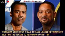 Comedian Chris Rock is said to have likened returning to hosting the Oscars to returning to th - 1br