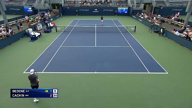 Cachín batió a Bedene y avanzó a la segunda ronda de US Open.