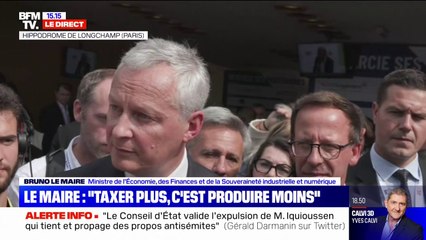 Bruno Le Maire: "Nous allons engager la baisse des impôts de production"