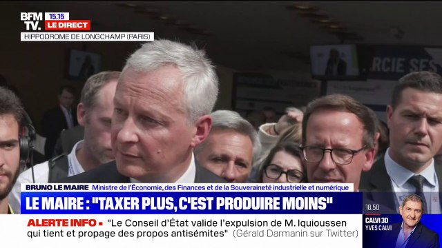 Bruno Le Maire: Nous allons engager la baisse des impôts de production