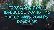 Forza Horizon 4 Influence Board #16 1000 Bonus Points Roadside