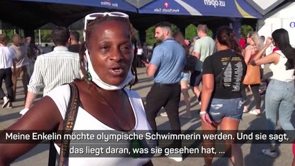 Open-Fans mit Botschaft: "Williams ist die GOAT"