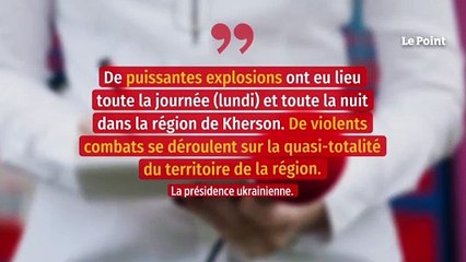Guerre en Ukraine : « combats intenses » dans la région de Kherson