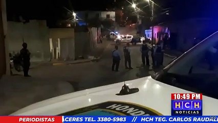 Acribillan a una persona en el barrio Lempira de la capital