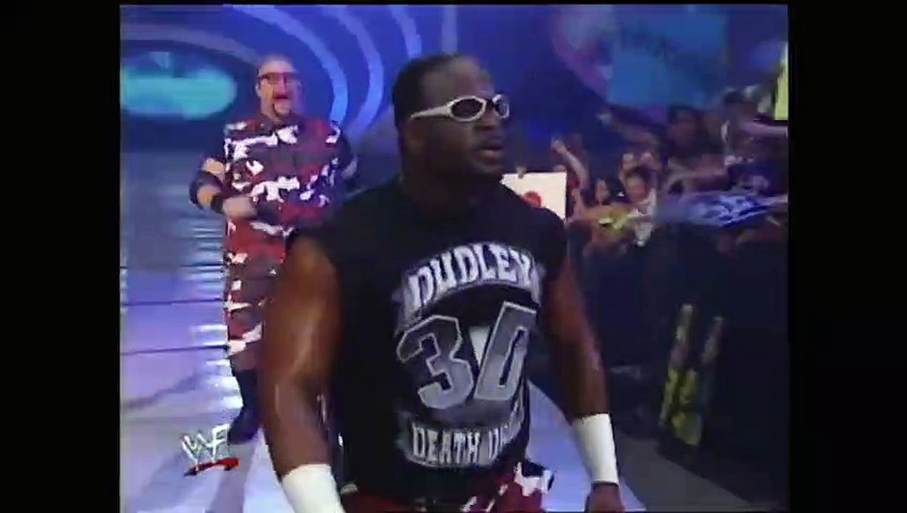 Kane  & The Dudley Boyz vs Christian,Edge  & The Big Show. July 2, 2000. WWF Smackdown