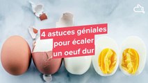 4 astuces géniales pour écaler un oeuf dur