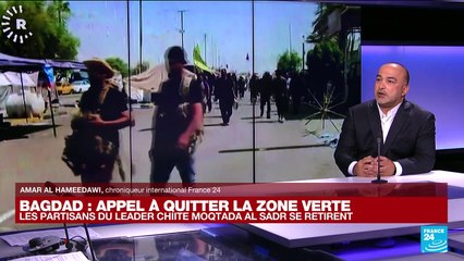 A Bagdad, les partisans de Sadr commencent à se retirer sur ordre de leur chef