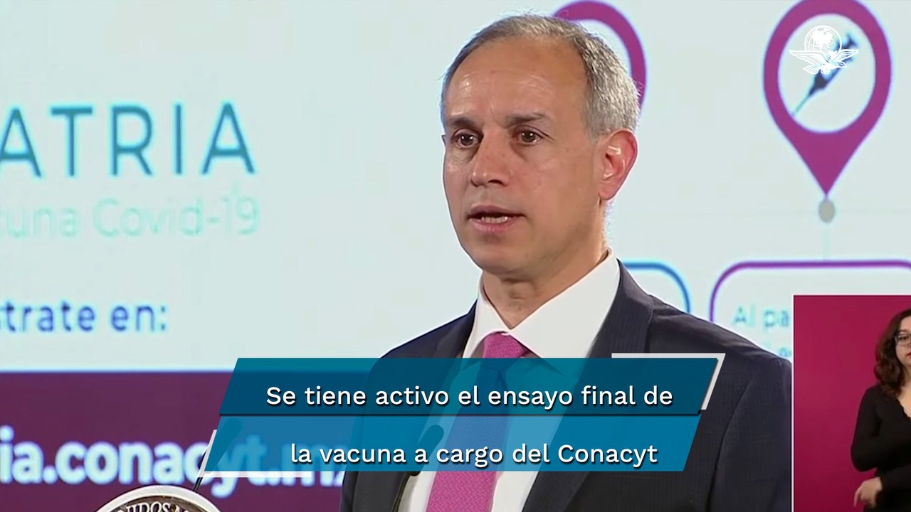 López-Gatell presume que vacuna Patria parece superar en inmunidad a otras dosis en el mundo