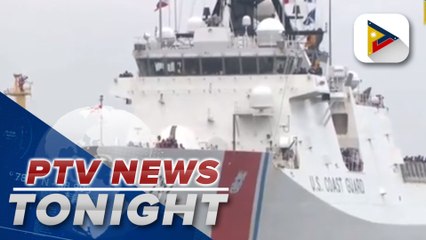 US Coast Guard's 757 Midgett Cutter docked at Manila Port