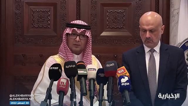 فيديو سفير المملكة لدى لبنان وليد بخاري 700 مليون حبة ومئات الكيلوغرامات من الحشيش المخدر إجمالي ما تم ضبطها في المملكة قادمة من لبنان منذ 2015 -