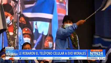Megaoperativo policial para encontrar celular que habría sido robado a Evo Morales