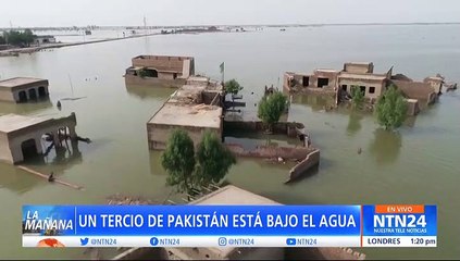 Un tercio de Pakistán está inundado: lluvias dejan 1.136 muertos