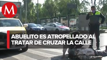 Atropellan a hombre de 60 años en Paseo de la Reforma