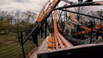 Fury Roller Coaster (Bobbejaanland Amusement Park - Lichtaart, Belgium) - Roller Coaster POV Video - Front Row
