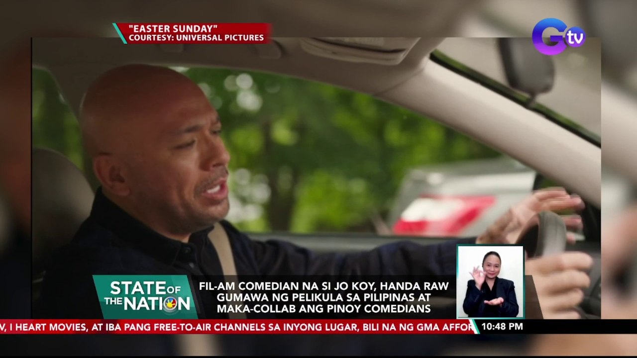 Fil-Am comedian na si Jo Koy, handa raw gumawa ng pelikula sa Pilipinas at maka-collab ang Pinoy comedians | SONA